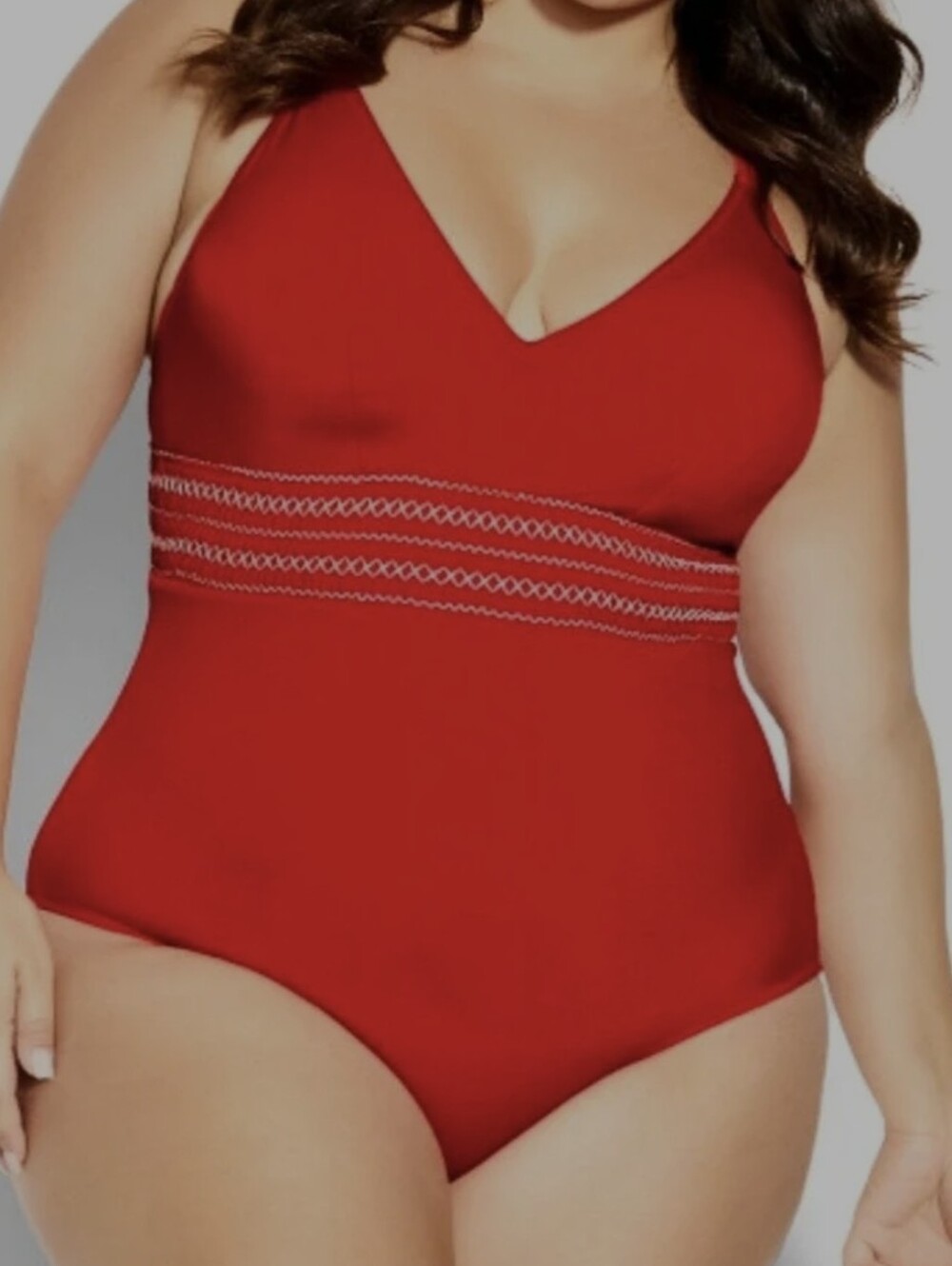 New! CITY CHIC GRENADINE One Piece Swimsuit / Size 14 Plus